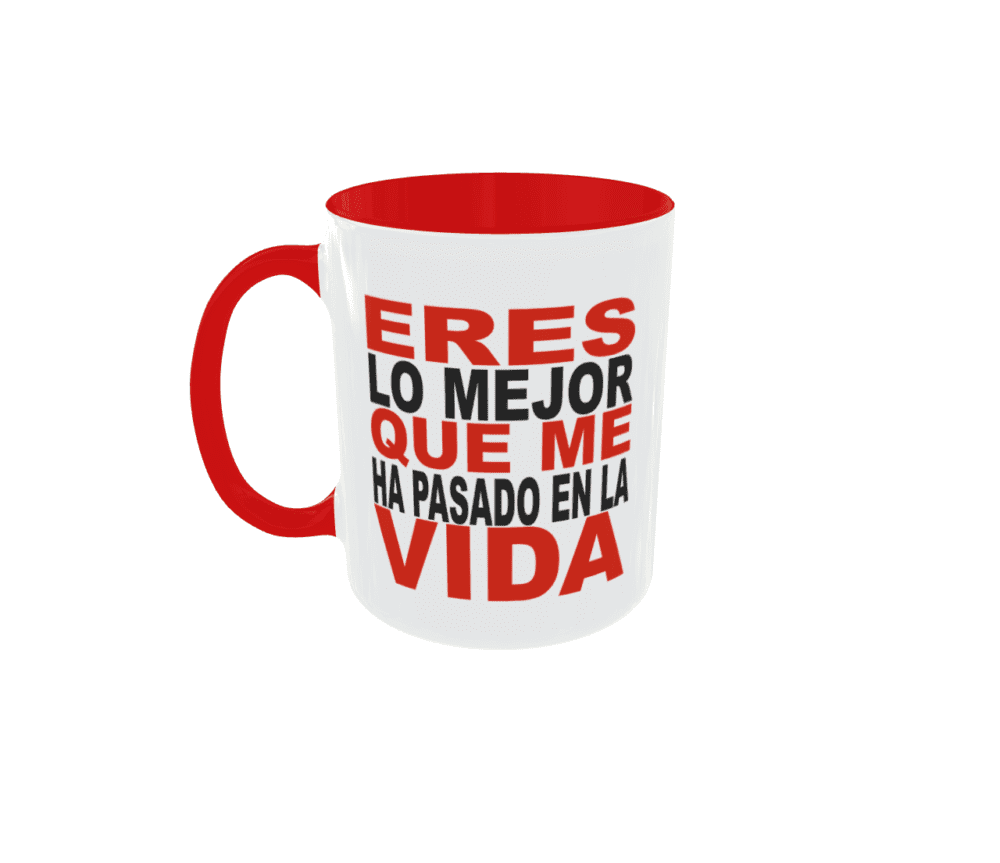 Taza San Valentín Eres Lo Mejor Que Me Ha Pasado En La Vida