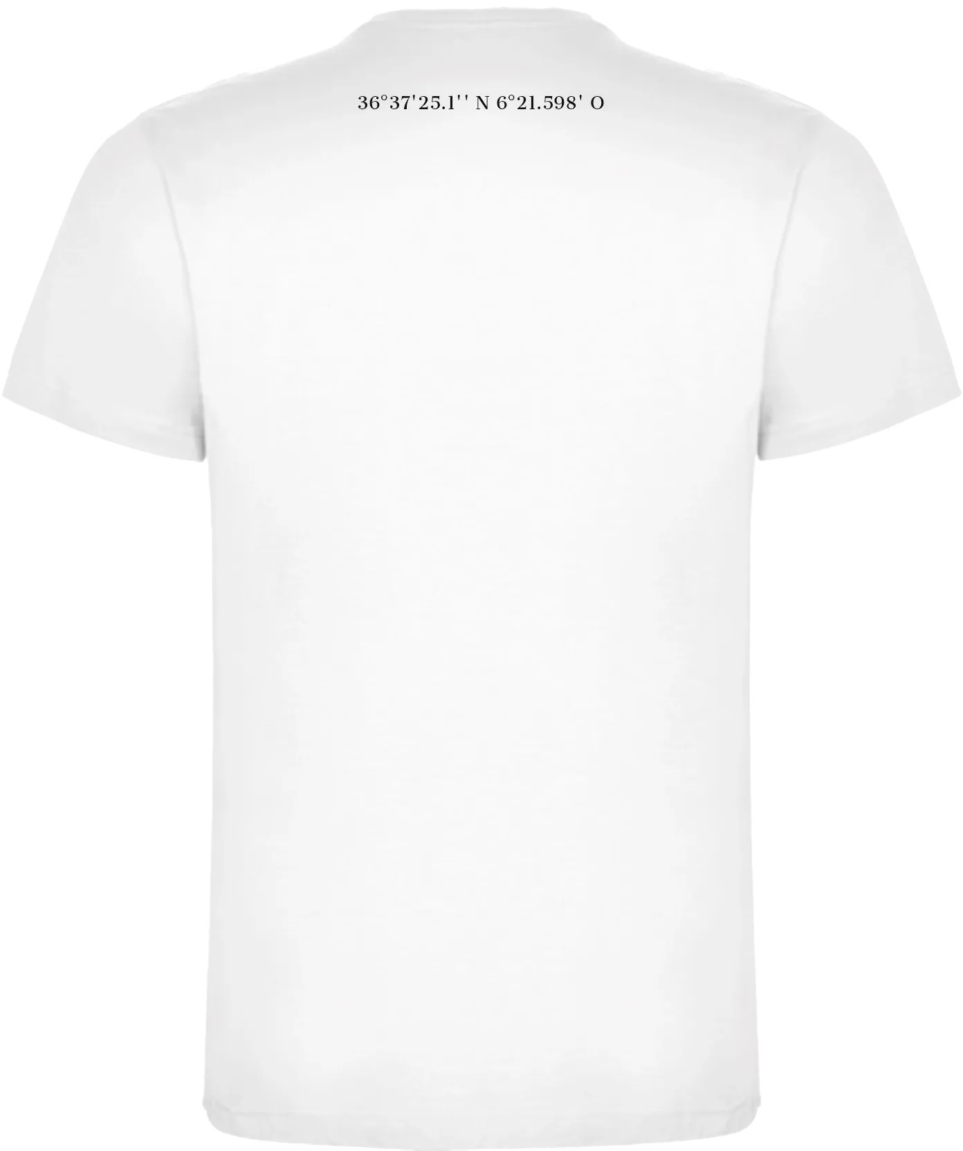 Camiseta Corazón Blanca Trasera