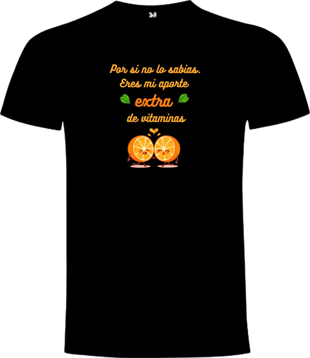 Pack Camisetas - Por si no lo sabías, eres mi aporte extra de vitamina - Imagen 2