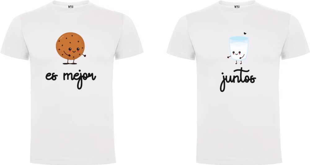 Pack Camisetas - Es Mejor Juntos