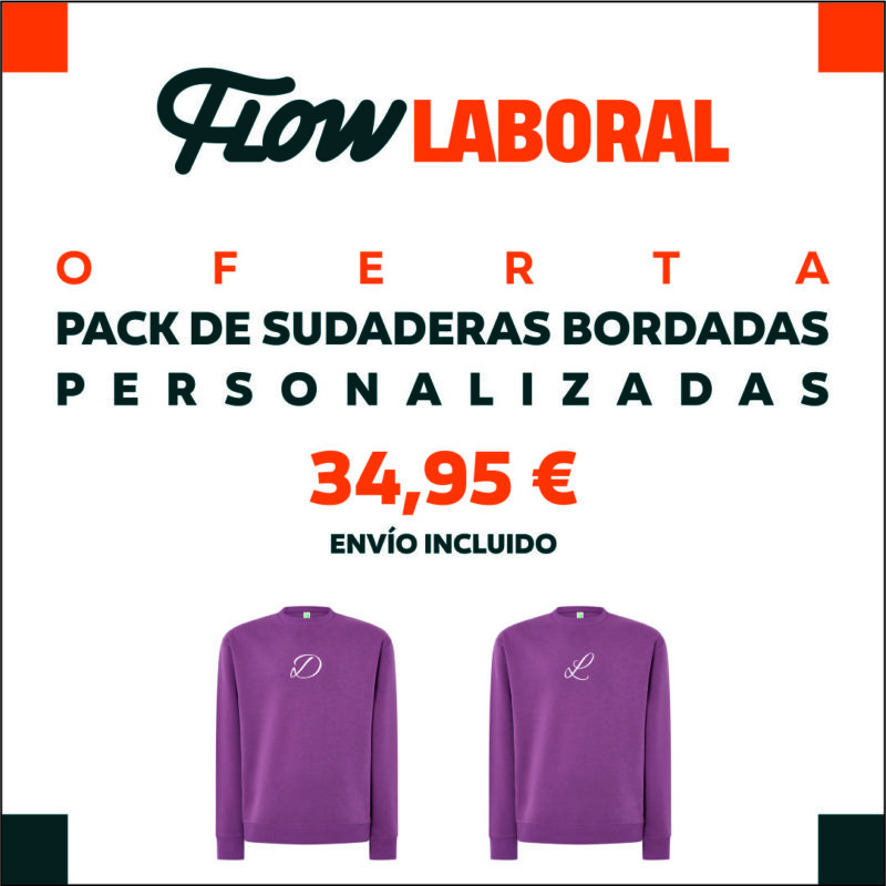 Sudadera bordada personalizada